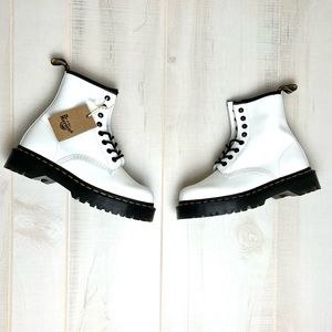 Dr. Martens 1460 Bex Smooth Leather Platform Boots 7